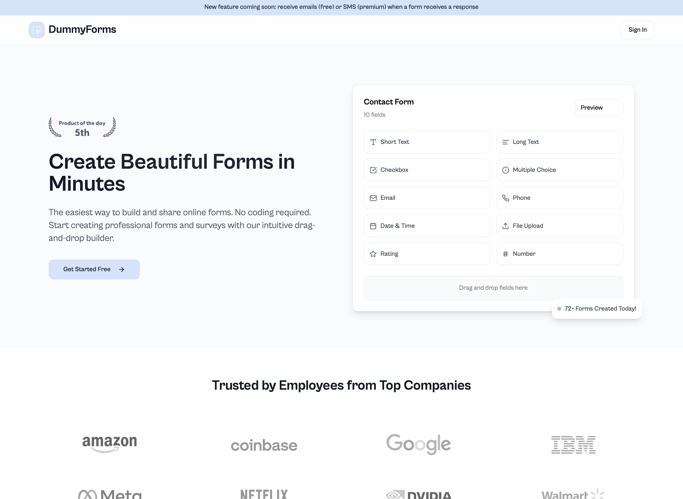 DummyForms application